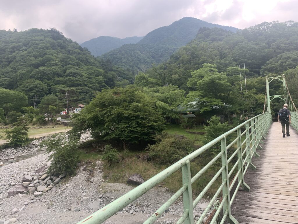 ⑦畦ヶ丸・丹沢ビジターセンターへの橋