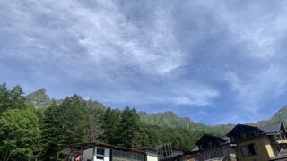 八ヶ岳・赤岳鉱泉からのビュー